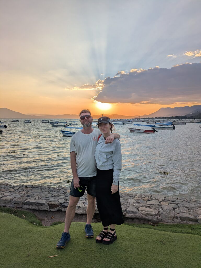 Ajijic malecón lakeside friends Mexico