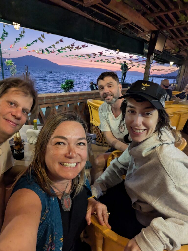 Ajijic malecón lakeside friends Mexico