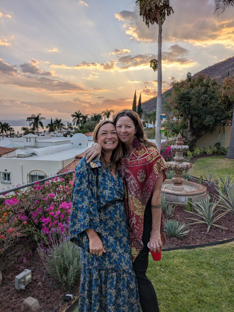 spring equinox sunset mountaintop Ajijic Mexico