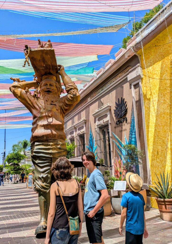 Tlaquepaque plaza colorful streets Jalisco Mexico