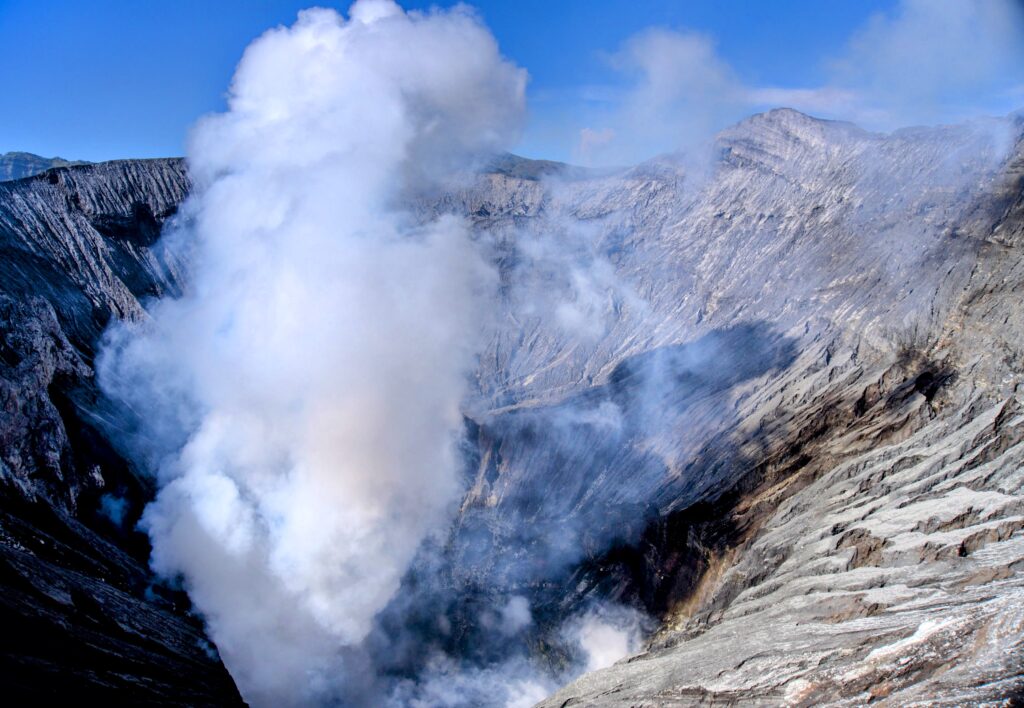 Mount Bromo Sea of Sand crater rim Java