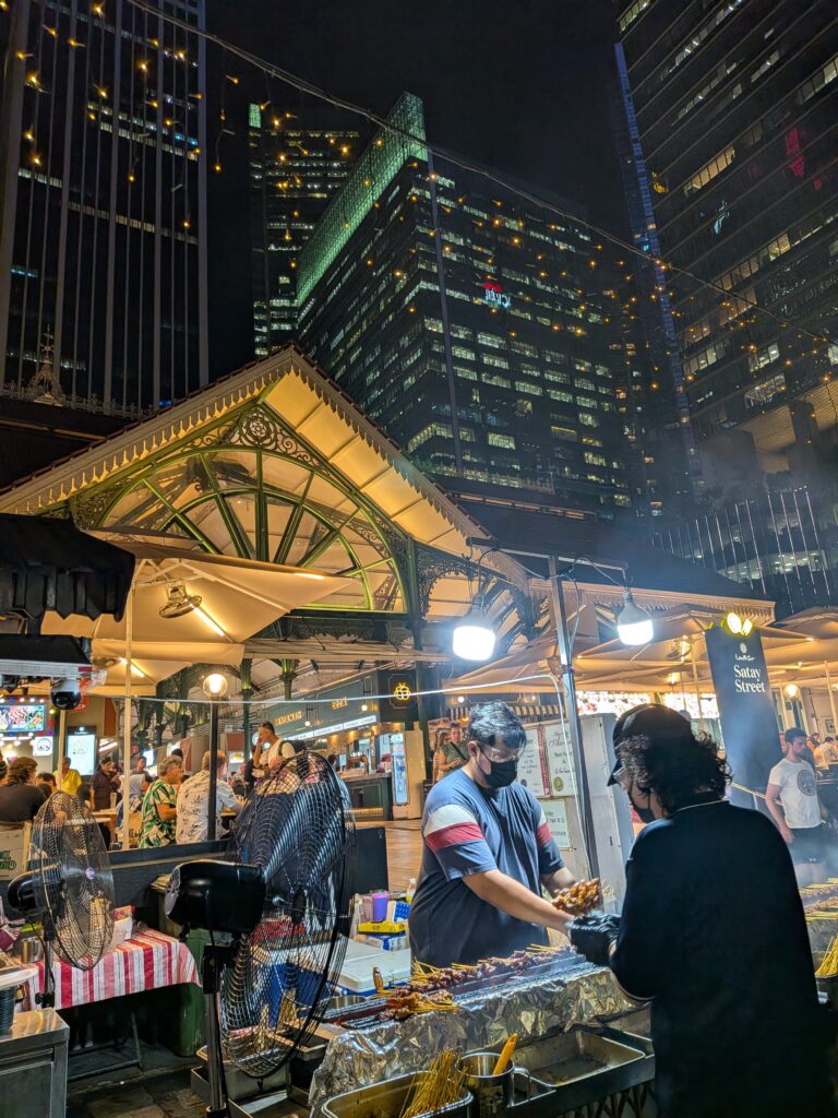 satay peanut sauce Satay Street Singapore