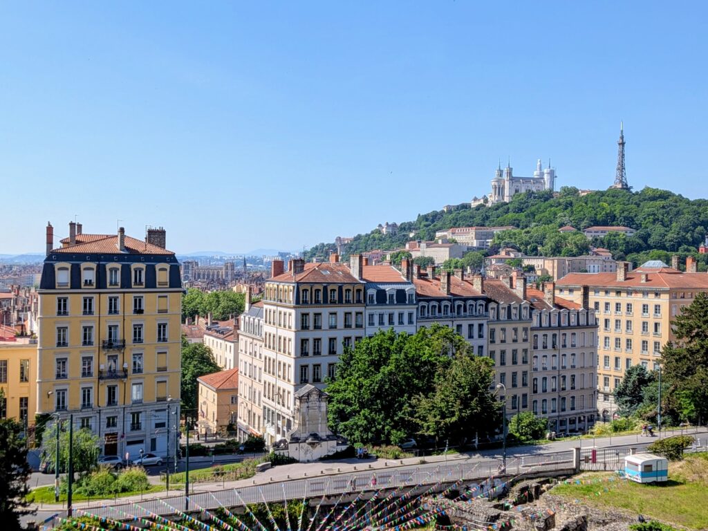 Basilica Notre Dame Fourviere Lyon hilltop