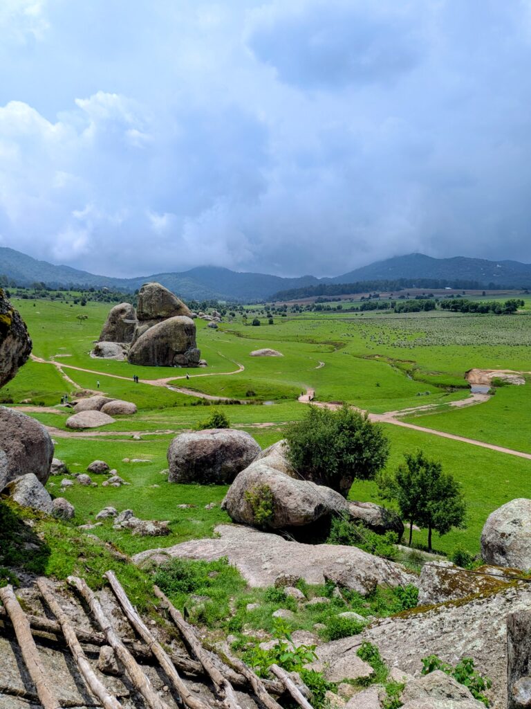 Las Piedrotas rock formations Valley of Enigmas Tapalpa