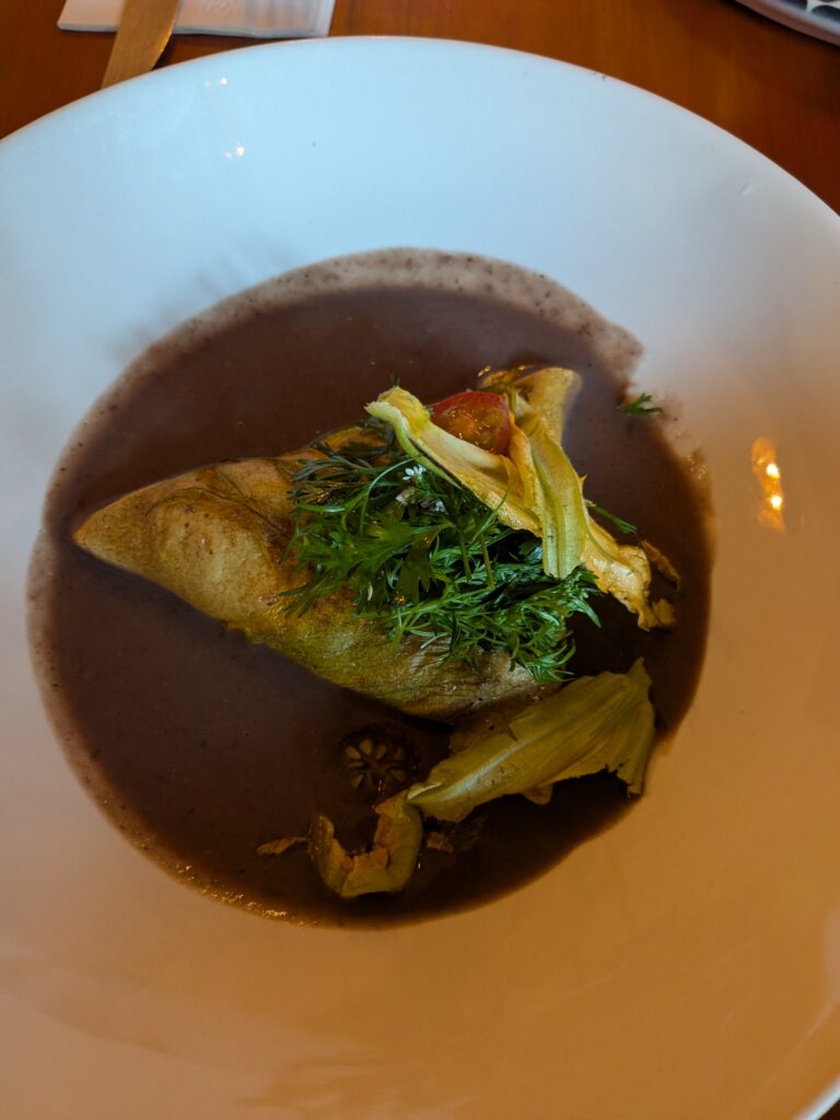 mole negra breakfast Las Quince Letras Oaxaca