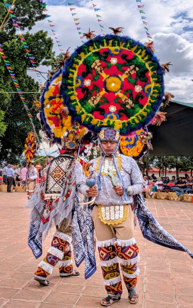 Danza de la Pluma headdresses Teotitlan del Valle Oaxaca